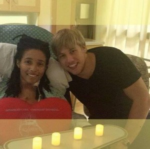 Making hospitals as romantic we can with LED candles. 