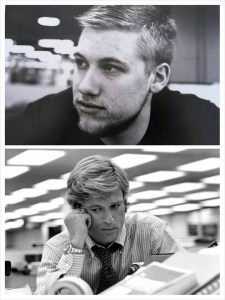 I figured this film photo of Cam in the library was a suiting for the vintage comparison. 